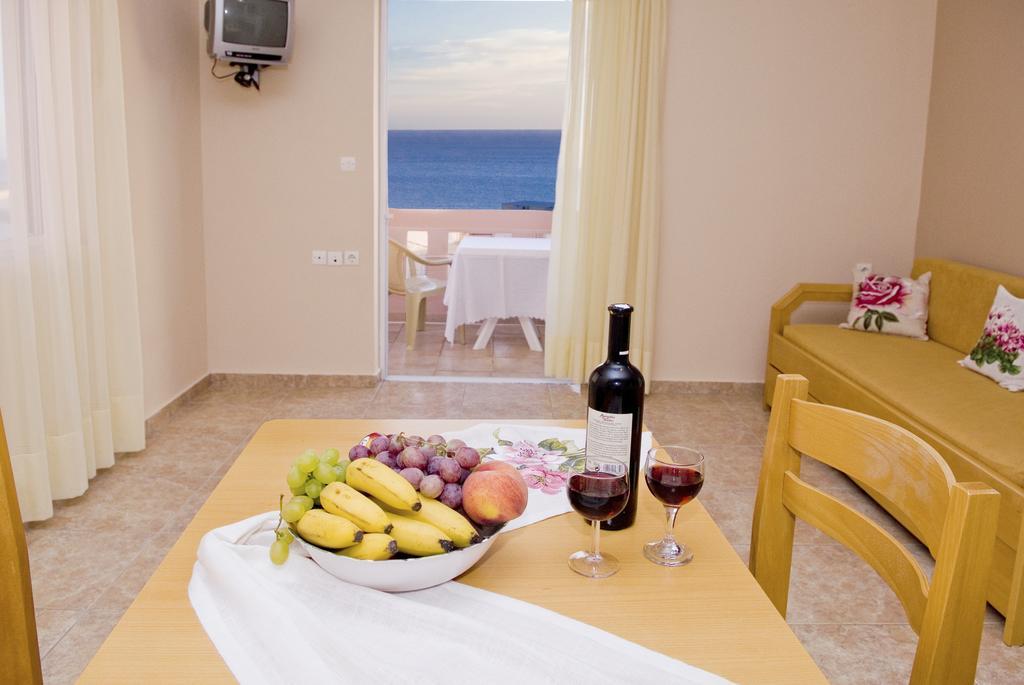 パレオコラMargarita Αpartments Sea Viewアパートメント エクステリア 写真